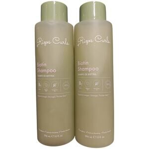Rizos Curls Biotin Shampoo Designed to gently cleanse and nourish hair